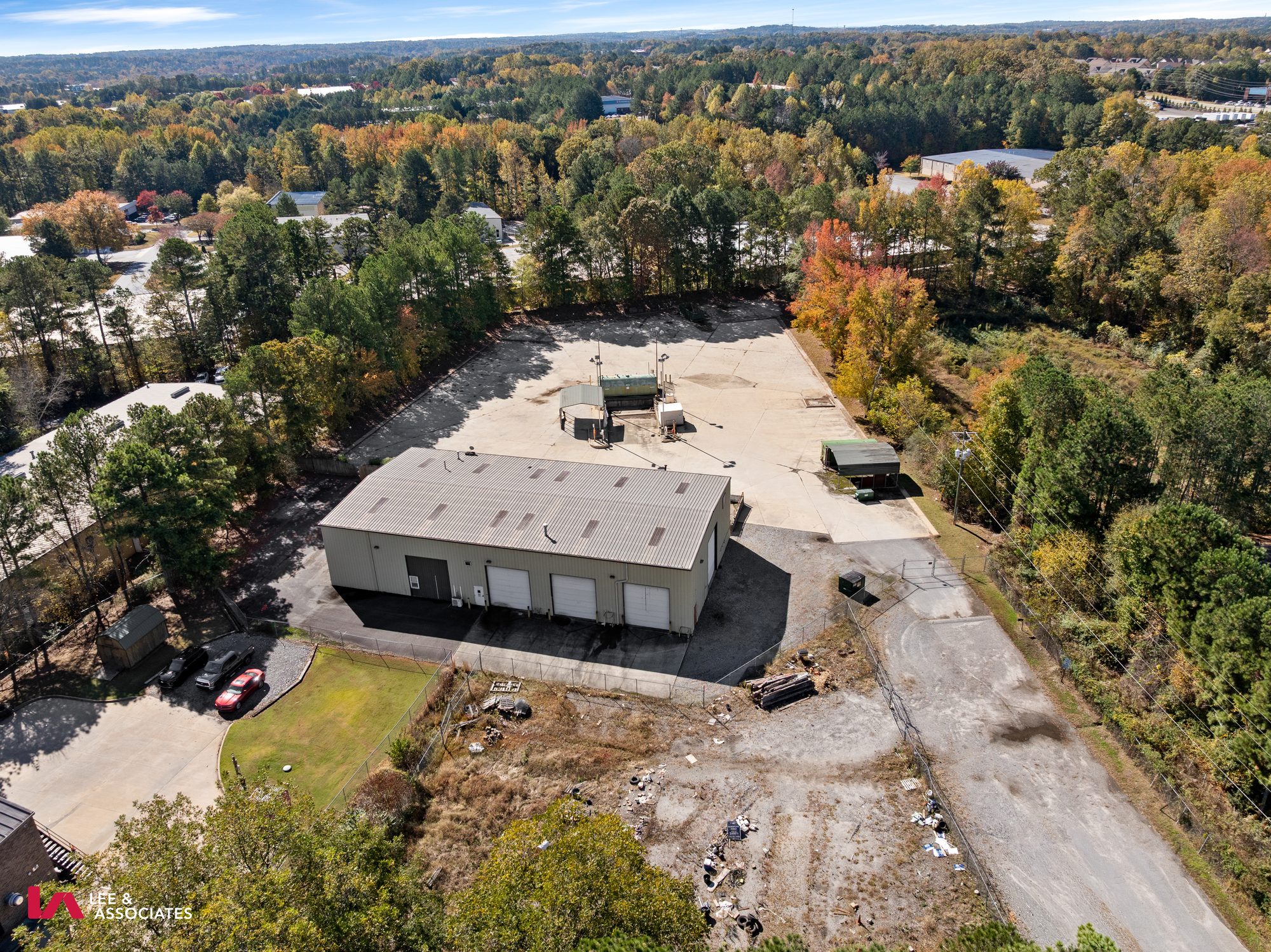 Service and storage site at 774 McFarland Parkway, Alpharetta, Georgia